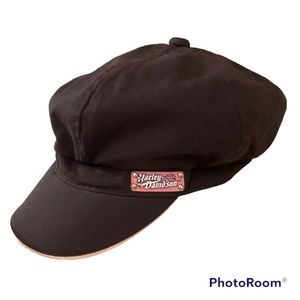 HARLEY DAVIDSON VINTAGE BASEBALL HAT CAP W FAMOUS LOGO PINK CRYSTALS ⭐️⭐️⭐️⭐️⭐️